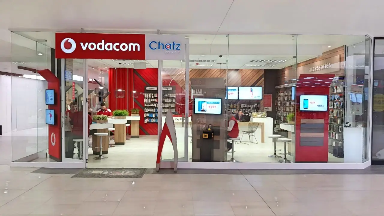 Vodacom shop interior