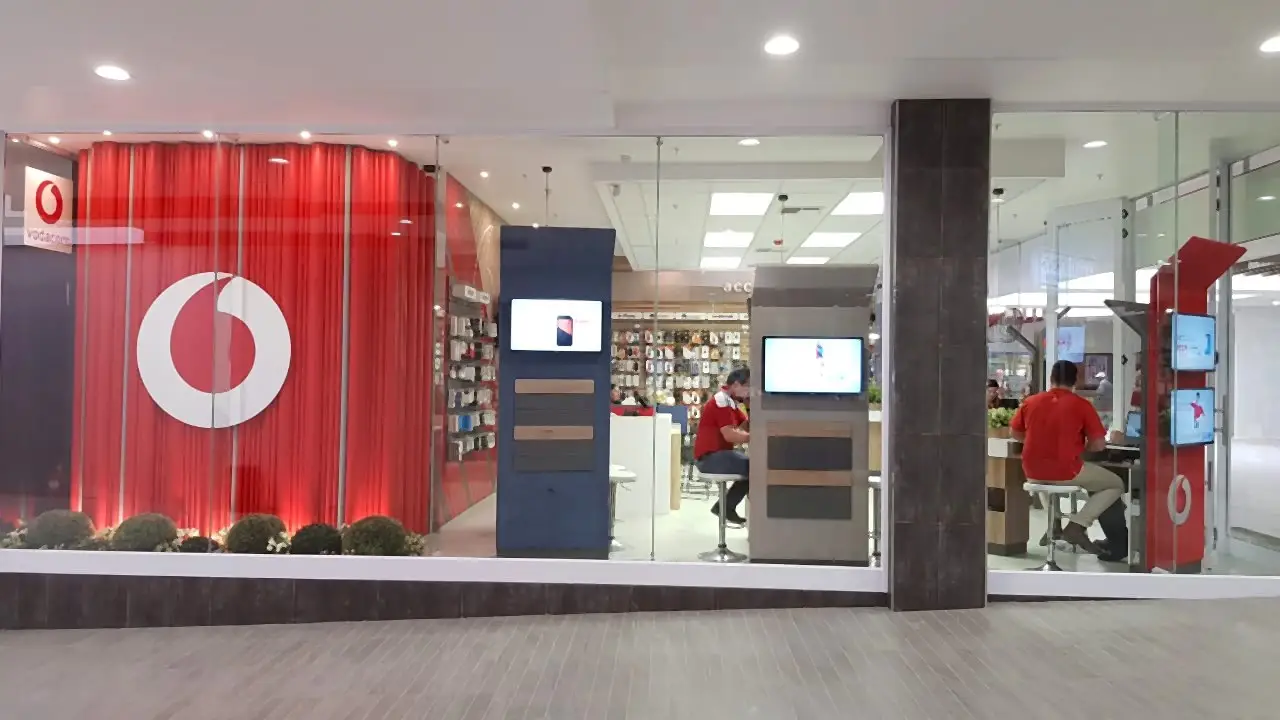 Vodacom shop · interior detail
