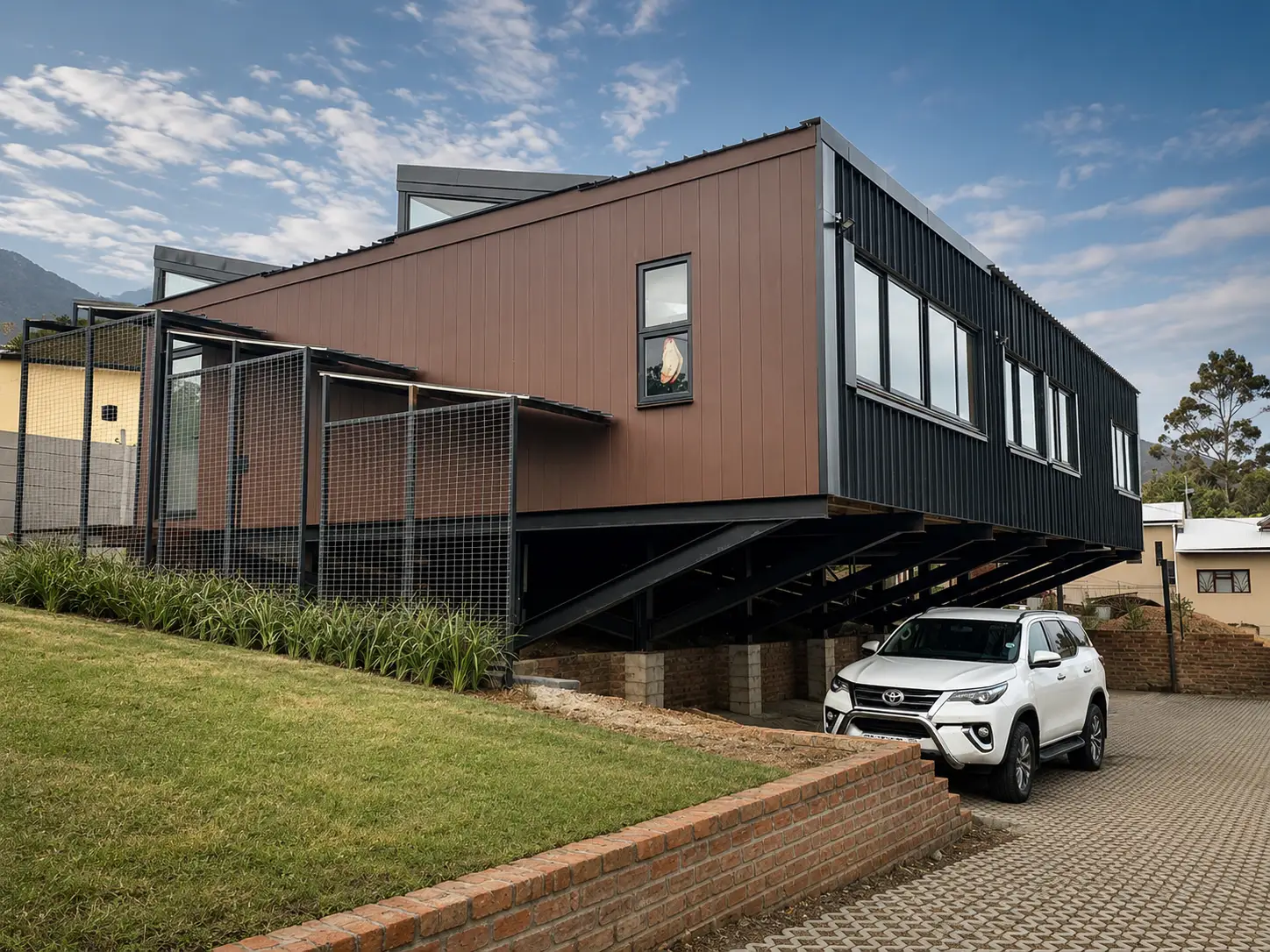 Swellendam Residence elevated side view