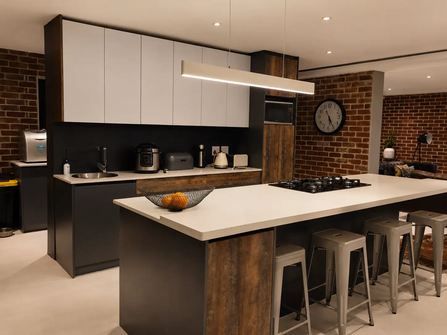 Paarl Residence kitchen with island