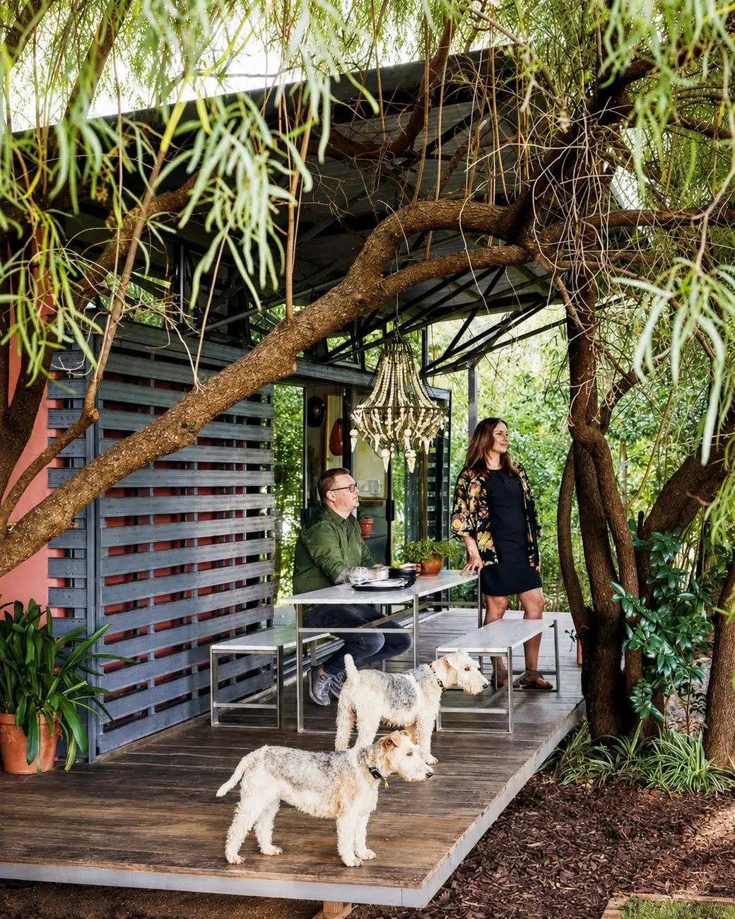 Bloemfontein tiny home porch setting