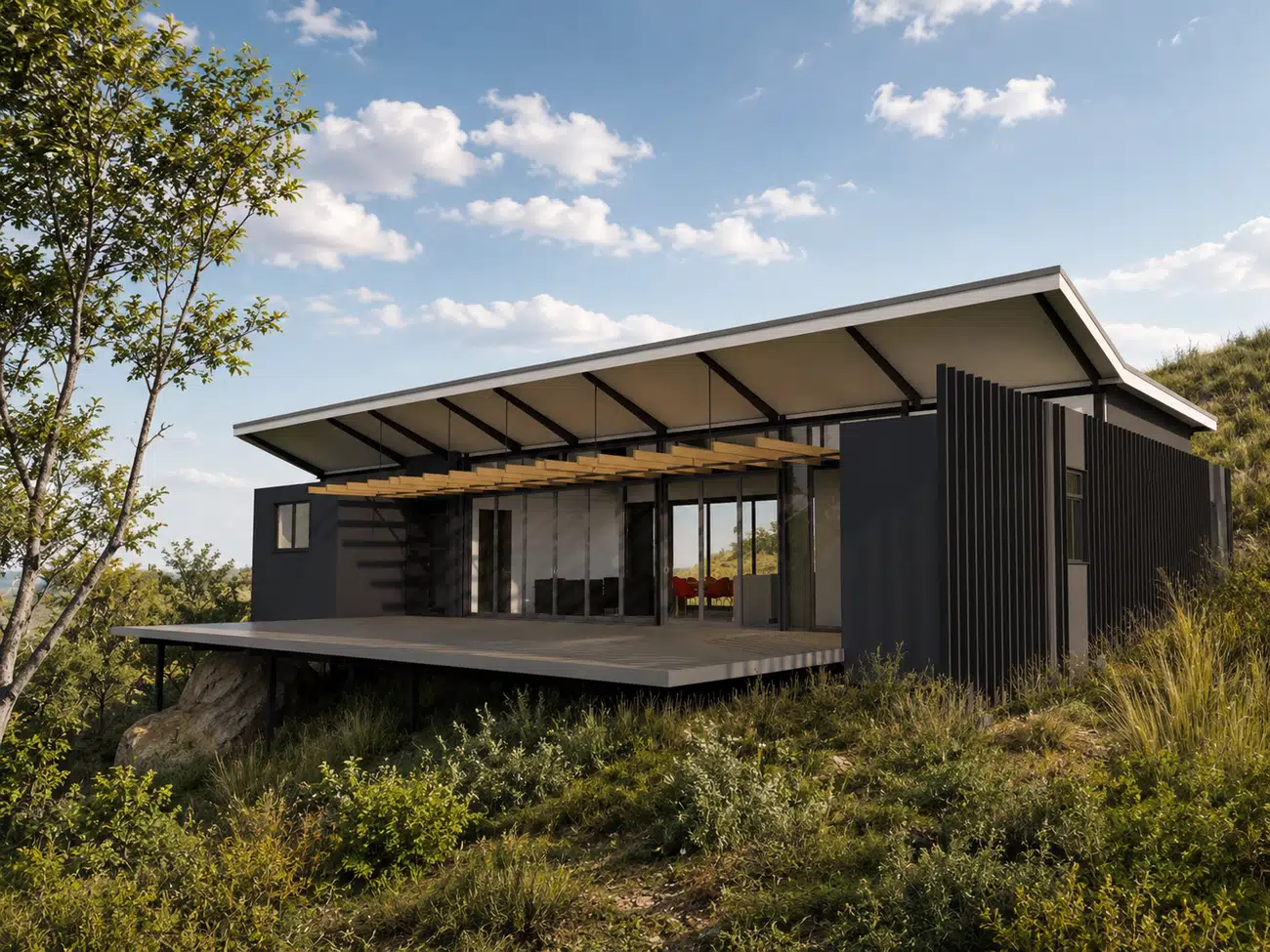 Mpumalanga Bushveld home hillside view