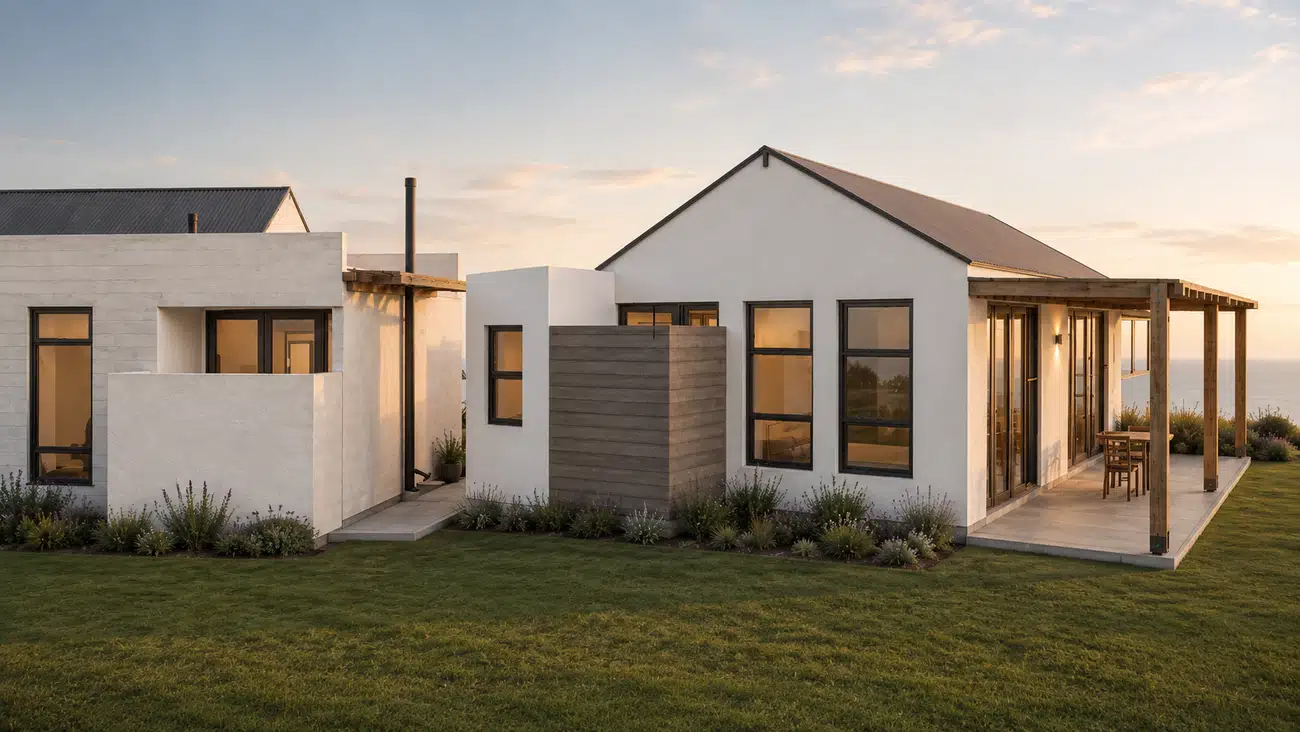 Holiday Cottage — rendered exterior garden view