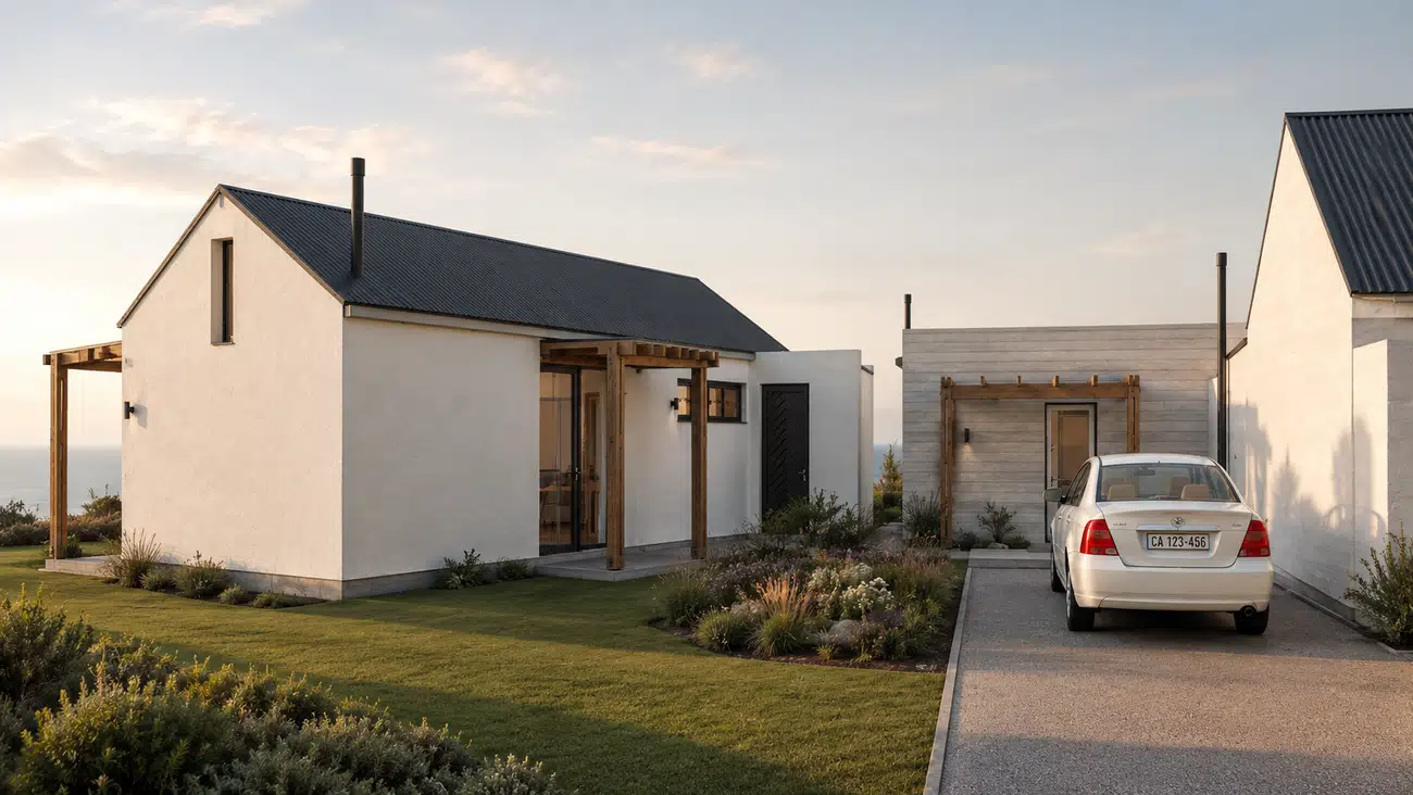Holiday Cottage — rendered arrival court
