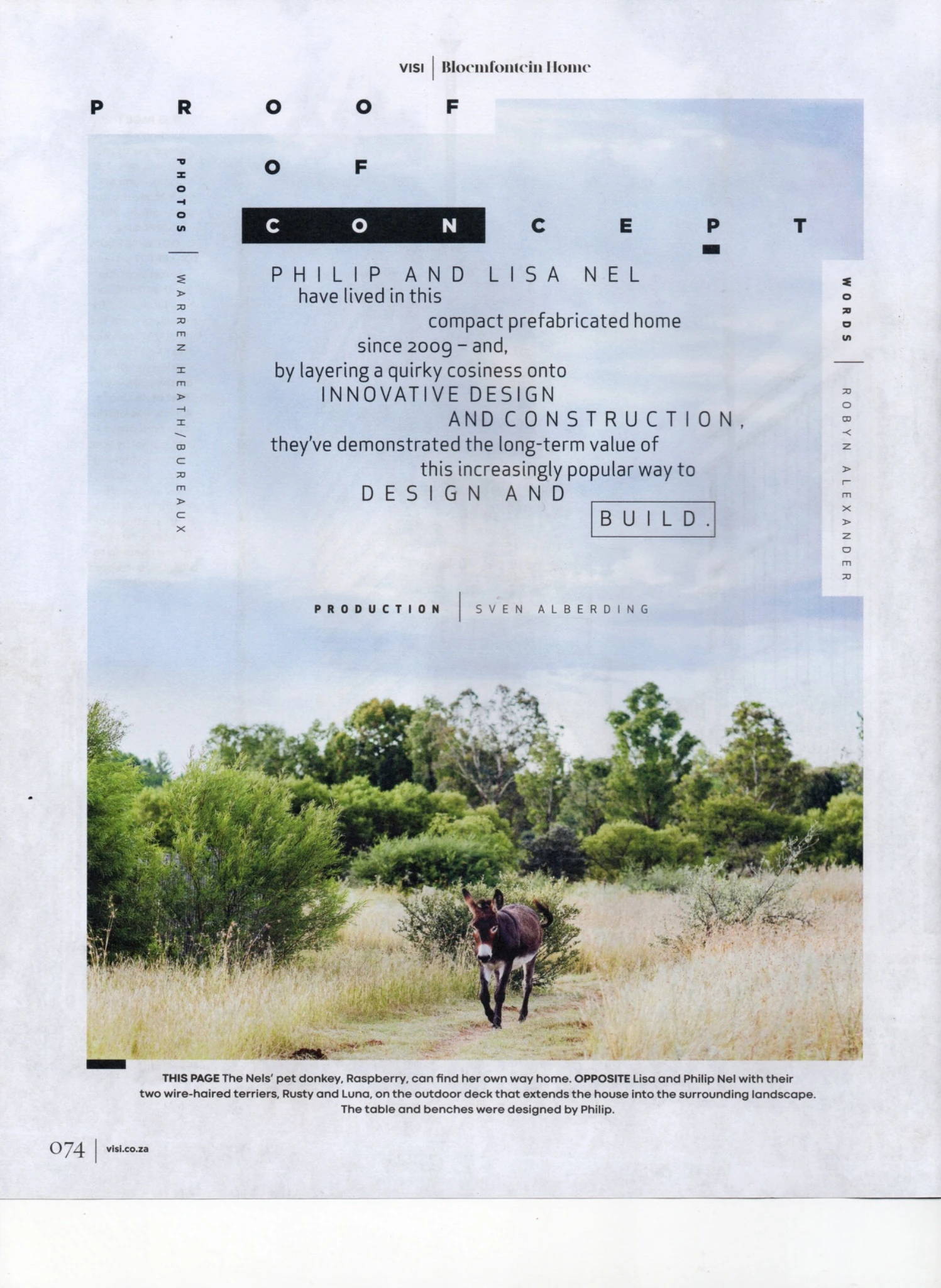 VISI Magazine Bloemfontein Home feature page 01
